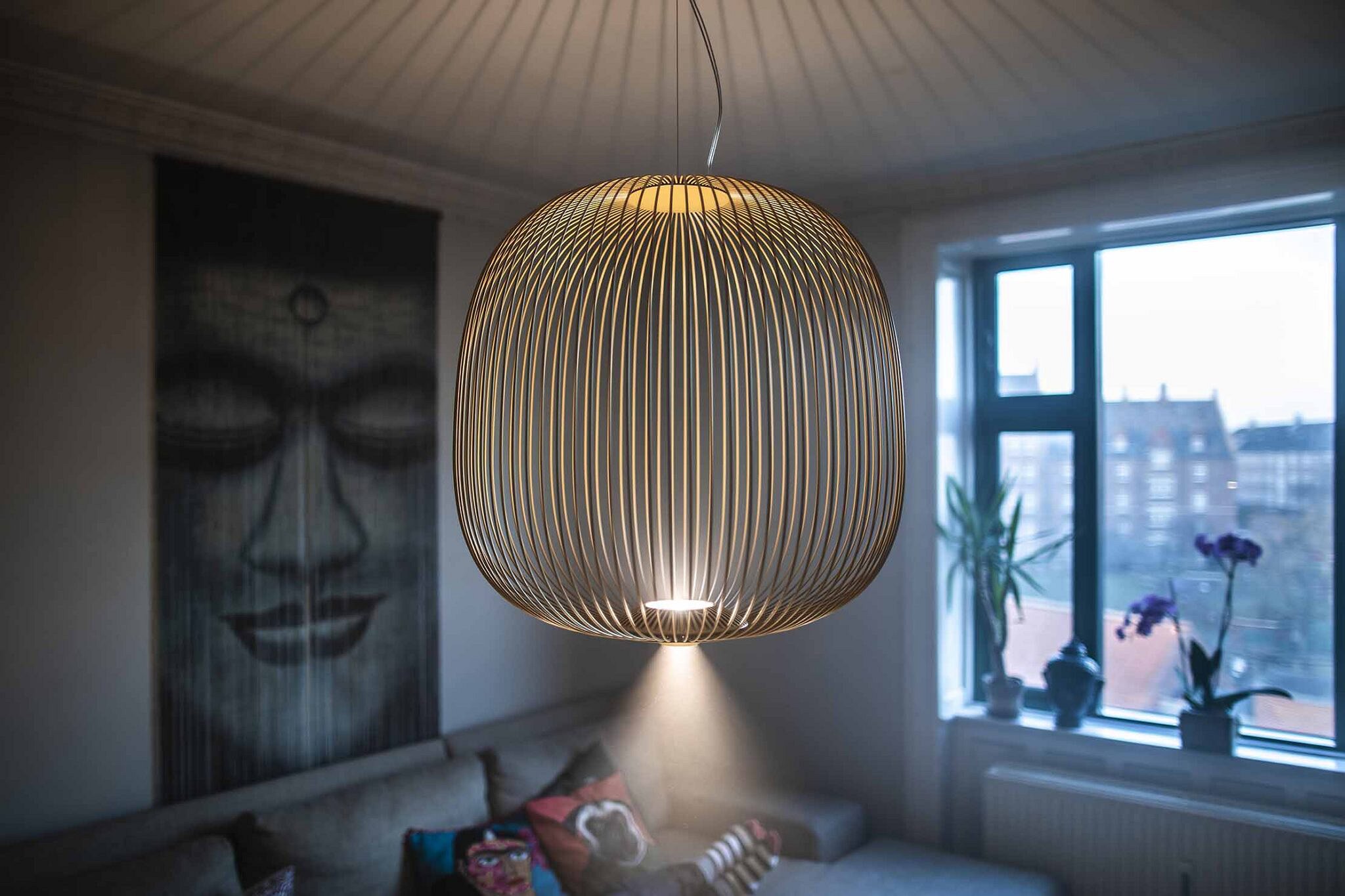 <h3>Spokes 2</h3><br> <h4>Foscarini<br><span style="font-size: 14px">Lampada a sospensione</span></h4>